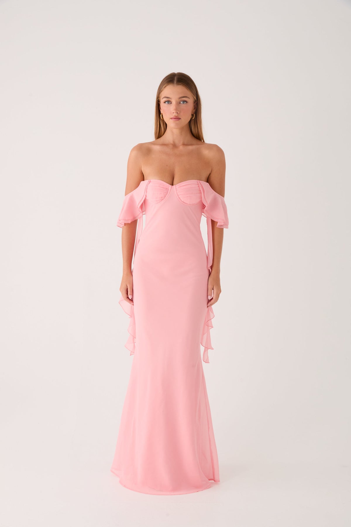 Maliyah Maxi Dress - Peach